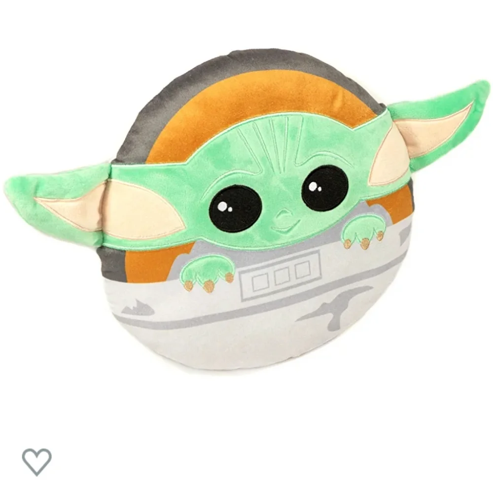 Jay Franco Star Wars The Mandalorian Baby Yoda Decorative Soft Pillow 12